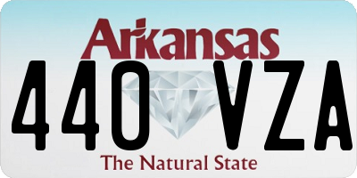 AR license plate 440VZA