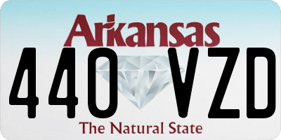 AR license plate 440VZD
