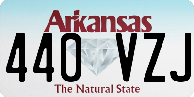 AR license plate 440VZJ
