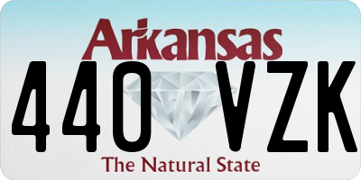 AR license plate 440VZK