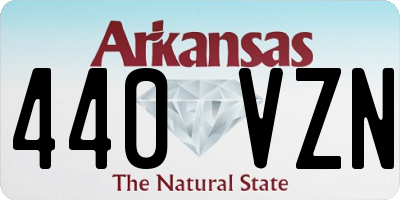 AR license plate 440VZN