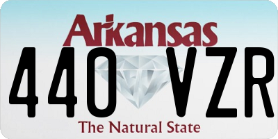 AR license plate 440VZR