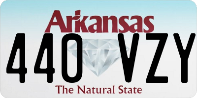 AR license plate 440VZY