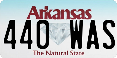 AR license plate 440WAS