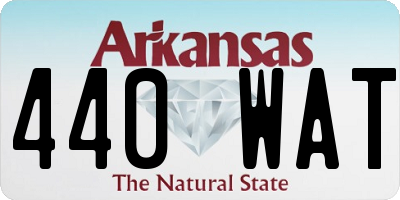 AR license plate 440WAT