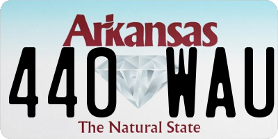 AR license plate 440WAU