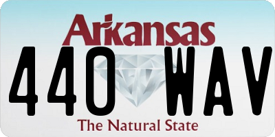 AR license plate 440WAV