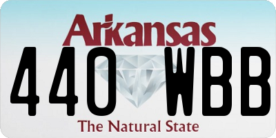 AR license plate 440WBB