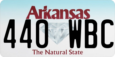 AR license plate 440WBC