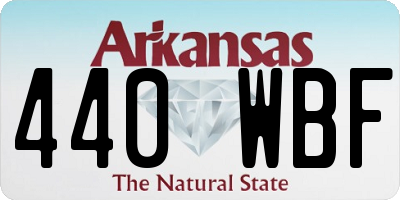 AR license plate 440WBF