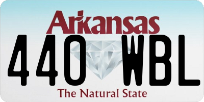 AR license plate 440WBL