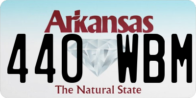 AR license plate 440WBM