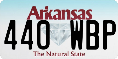 AR license plate 440WBP
