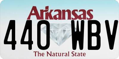 AR license plate 440WBV