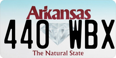 AR license plate 440WBX