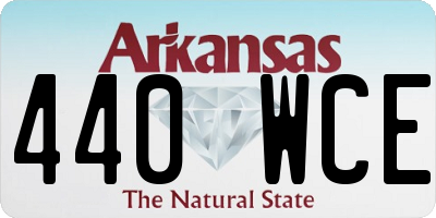 AR license plate 440WCE