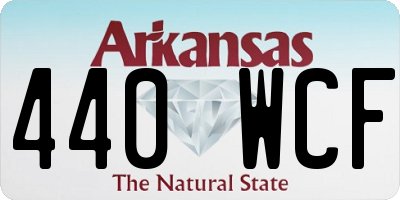 AR license plate 440WCF