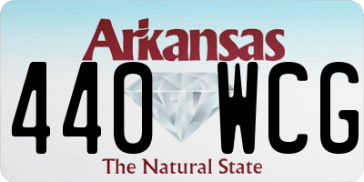 AR license plate 440WCG
