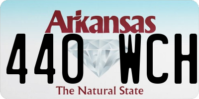AR license plate 440WCH