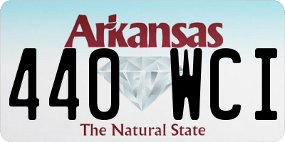 AR license plate 440WCI