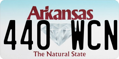 AR license plate 440WCN