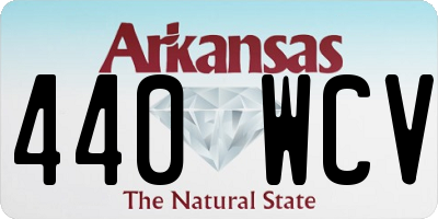 AR license plate 440WCV