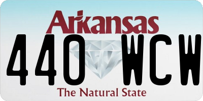 AR license plate 440WCW