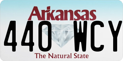 AR license plate 440WCY