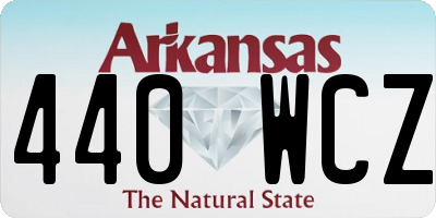 AR license plate 440WCZ