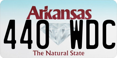 AR license plate 440WDC