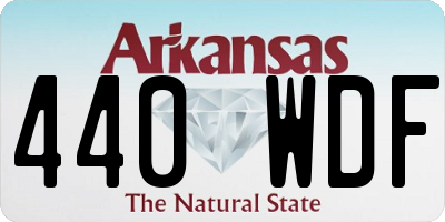 AR license plate 440WDF