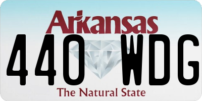 AR license plate 440WDG