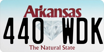 AR license plate 440WDK