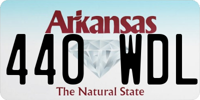 AR license plate 440WDL