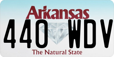 AR license plate 440WDV