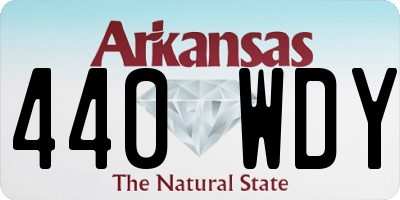 AR license plate 440WDY