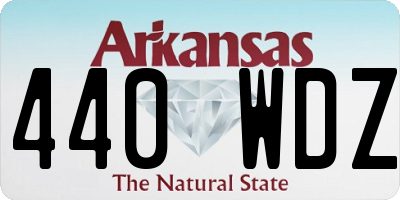 AR license plate 440WDZ