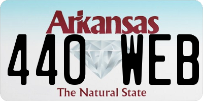 AR license plate 440WEB