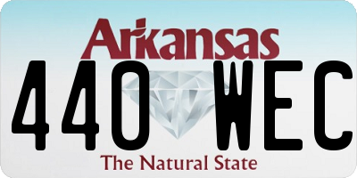 AR license plate 440WEC