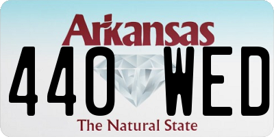 AR license plate 440WED