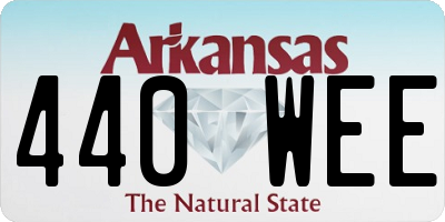 AR license plate 440WEE