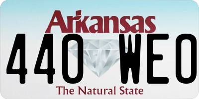 AR license plate 440WEO