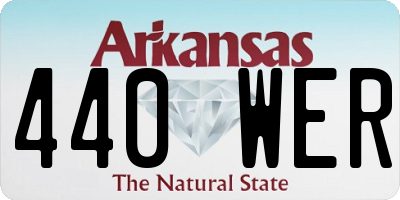 AR license plate 440WER