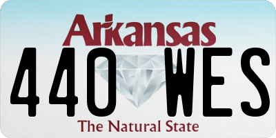 AR license plate 440WES
