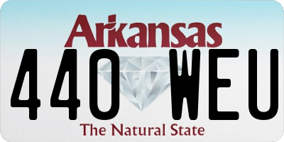 AR license plate 440WEU