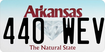 AR license plate 440WEV