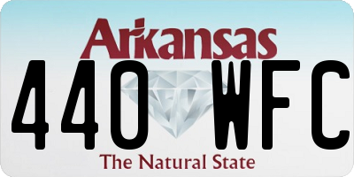 AR license plate 440WFC