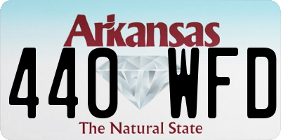 AR license plate 440WFD