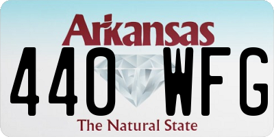 AR license plate 440WFG