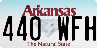 AR license plate 440WFH